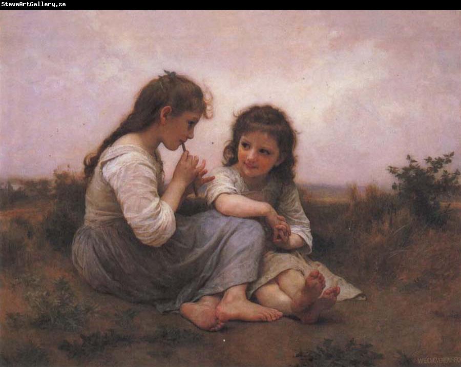 Adolphe Bouguereau Two Girls